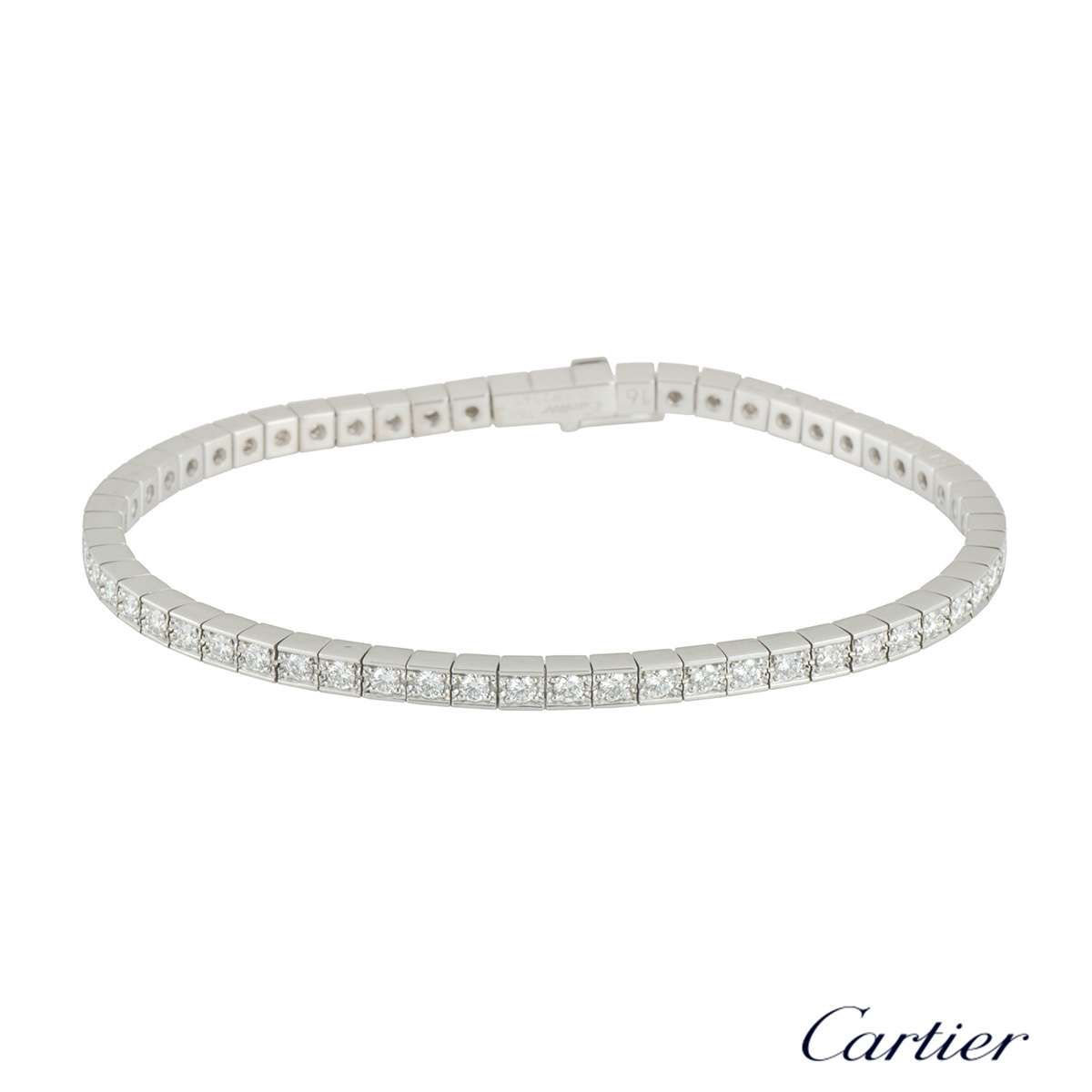Cartier White Gold Diamond Lanieres 